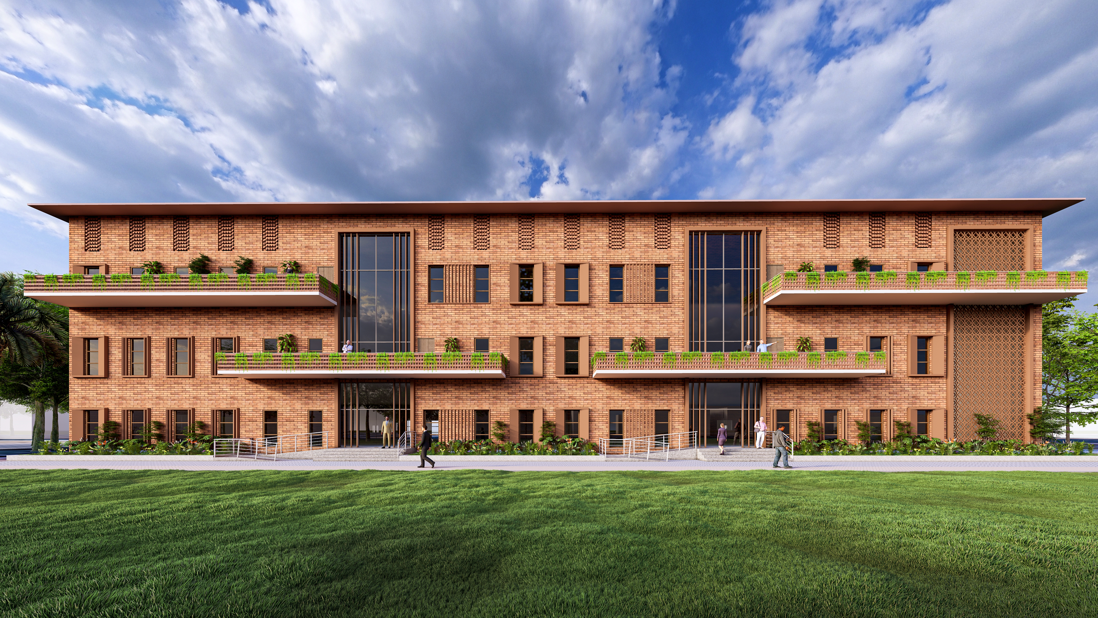 MGIRI Khadi Building — view 2